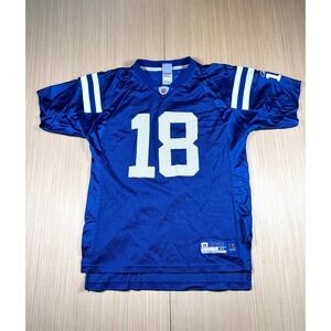Reebok‎ Indianapolis Colts Peyton Manning #18 NFL Football Jersey Youth XL Blue